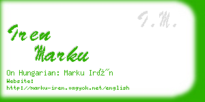 iren marku business card